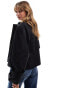 & Other Stories short trench jacket in black