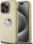 Sourcing Hello Kitty HKHMP14LPGHCKD iPhone 14 Pro 6.1" gold/gold hardcase Leather Kitty Head MagSafe