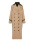 ფოტო #1 პროდუქტის Women's Lapel Collar Trench Coat