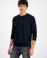 Фото #1 товара Men's Long-Sleeve Raglan Shirt, Created for Macy's