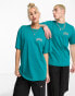 Dickies Unisex aitkin left chest logo t-shirt in teal Tiefes Seeblau, M - фото #1