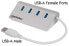 Фото #8 товара USB-концентратор Manhattan 4 порта USB-A - 5 Gbps (USB 3.2 Gen1) - Быстрая зарядка до 0.9A - Алюминиевый корпус - Серебристый - Гарантия 3 года - Для Windows и Mac
