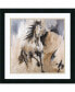 Frison Horse Framed Art Print