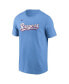 Фото #3 товара Men's Jacob deGrom Light Blue Texas Rangers Fuse Name Number T-Shirt