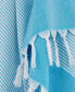 Textiles Elegant Thin Stripe Pestemal Pack of 2 100% Turkish Aegean Cotton Beach Towel