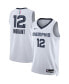 Фото #1 товара Men's and Women's Ja Morant White Memphis Grizzlies Swingman Jersey - Association Edition