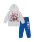 ფოტო #1 პროდუქტის Toddler Boys Spidey and His Amazing Friends Fleece Pullover Hoodie and Pants Outfit Set to (2T - 7-8)