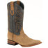 Фото #2 товара Ferrini Kingstons Square Toe Cowboy Mens Brown, Grey Casual Boots 13193-15