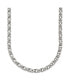Фото #3 товара Chisel stainless Steel Fancy Circle Link Chain Necklace