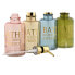 Soap Dispenser Home ESPRIT Green Grey Pink Golden Crystal Plastic 390 ml 9 x 7,5 x 20 cm (4 Units)