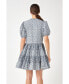 ფოტო #5 პროდუქტის Women's Printed Drop Waist Mini Dress