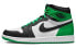 Air Jordan 1 High OG Black and Lucky Green FD1437-031 Sneakers