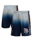 Фото #1 товара Men's Gray, Blue New Jersey Nets 2006/07 Hardwood Classics Fadeaway Reload 3.0 Swingman Shorts