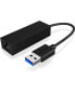 Фото #3 товара ICY BOX USB 3.0 A-Type to RJ-45 Ethernet port - Wired - USB - Ethernet - 1000 Mbit/s - Black