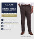 ფოტო #4 პროდუქტის Men's Iron Free Premium Khaki Classic-Fit Pleated Pant