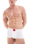 Фото #1 товара Hugo Bodywear red label edge trunk in white