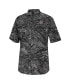 Men's Charcoal NC State Wolfpack Realtree Aspect Charter Full-Button Fishing Shirt