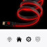 Фото #3 товара Floating Grip HDMI Kabel High Speed 8K/60Hz LED 1.5m rot - Cable - Digital/Display/Video