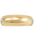 Polished Dome Ring in 14k Gold