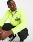 Polo Ralph Lauren borg contrast pocket half zip sweatshirt in neon yellow