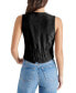 Women's Barrett Button-Front V-Neck Vest