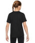 Фото #2 товара Big Girls' One Fitted Dri-FIT Short-Sleeve Top