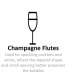 Фото #3 товара Vie Champagne Flutes, Set of 2