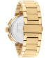 Men's Multifunction Gold-Tone Stainless Steel Watch 44mm