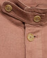 ფოტო #3 პროდუქტის Men's Linen Pockets Detail Overshirt