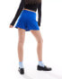 Фото #2 товара Stradivarius tailored wrap skort in blue