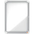 NOBO Premium Plus 4xA4 Sheets Exterior Display Case Magnetic White Background