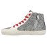 Фото #3 товара Vintage Havana Shay Glitter High Top Womens Silver Sneakers Casual Shoes SHAY-0