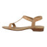 VANELi Blonde TStrap Womens Beige Casual Sandals BLONDE-312589