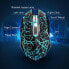 VGUARD Gaming Mouse, Wired High Precision Optical Professional Wired Gaming Mouse with 6 Buttons/7 Modes LED Design for Pro Gamer - Black