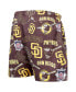 Men's Black San Diego Padres Toss Logo Woven Shorts