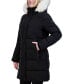 Фото #3 товара Women's Faux-Fur-Trim Hooded Puffer Coat