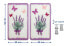 Abdeckplatte Lavendel-Bouquet (2er-Set)