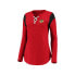 Фото #1 товара Chicago Blackhawks Women's Iconic Lace Up Long Sleeve Shirt