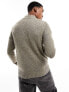 Фото #7 товара Jack & Jones thick jumper with high neck in beige