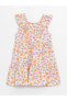 Фото #1 товара Платье для малышей LC WAIKIKI Kare Yaka Kolsuz Цветочный рисунок
