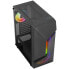 Фото #2 товара Aerocool Scape-G-BK-v2 Midi-Tower, Tempered Glass, FRGB - schwarz