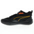 Фото #9 товара Puma Playmaker Pro Laser 37832301 Mens Black Mesh Athletic Basketball Shoes