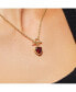 ფოტო #3 პროდუქტის Gold Heart Necklace - Hana Lee Heart
