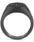 Фото #4 товара EFFY® Men's Black Spinel Ring (2-1/3 ct. t.w.) in Black PVD-Plated Sterling Silver