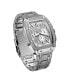 ფოტო #15 პროდუქტის Men's Echelon Platinum Series Diamond (3 ct. t.w.) Stainless Steel Watch, 41Mm