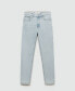 Women's Mom Comfort High Rise Jeans Голубой, 12 - фото #3