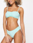 Фото #2 товара Volcom simply soft cheeky bikini bottom in pale aqua