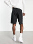 Фото #2 товара adidas Originals Essentials three stripe shorts in black