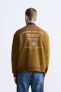 Sweatshirt with contrast embroidery