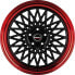 Фото #2 товара Колесный диск литой Borbet B black rim red 8.5x20 ET45 - LK5/112 ML66.5